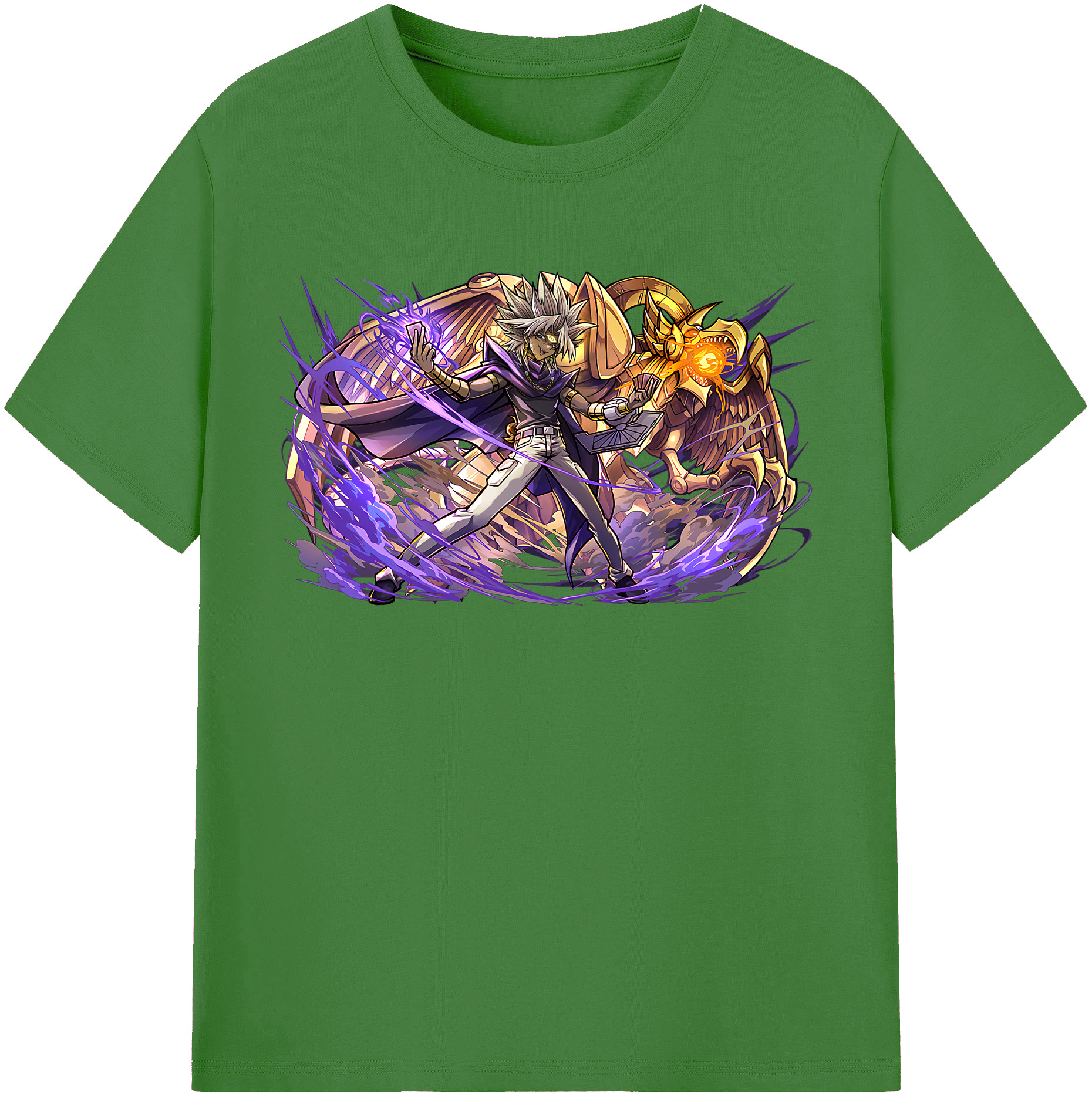 （画像用） 遊☆戯☆王 Yu-Gi-Oh! レディースカジュアルプリントTシャツ（綿100％）